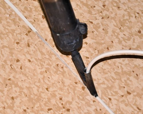 Thermal Welding Foundation of Homogeneous Vinyl Flooring