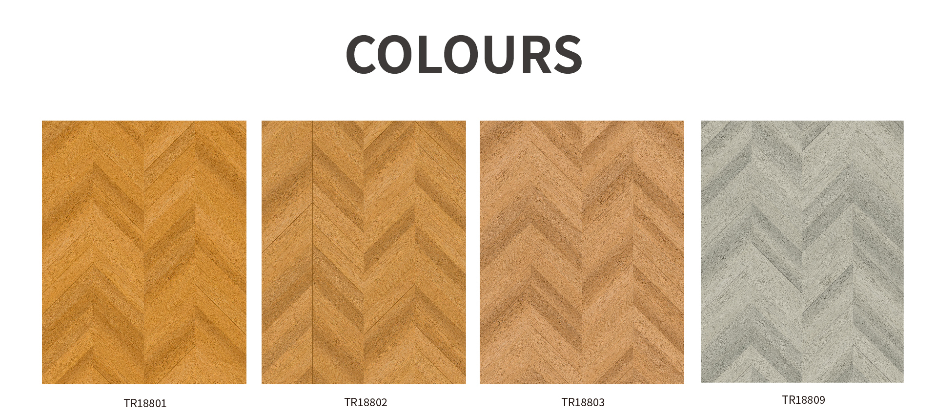 Chevron SPC click flooring color choose 1