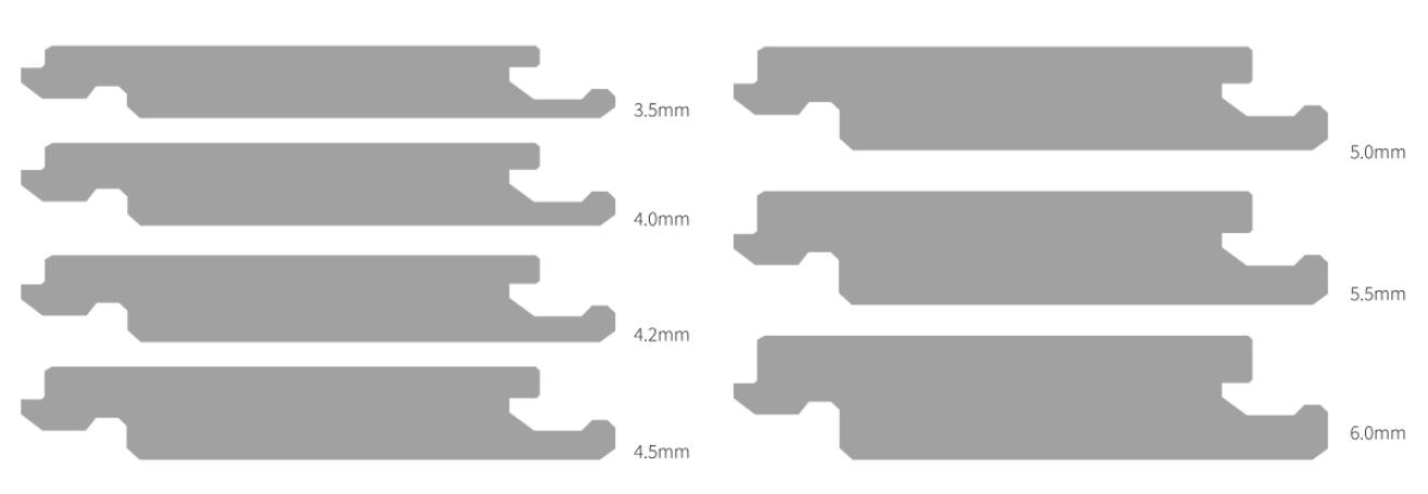 The thickness of the spc floor