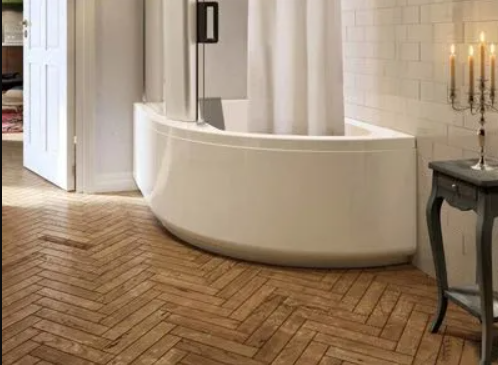 The Versatile Application of Chevron SPC Flooring in Bathrooms.png