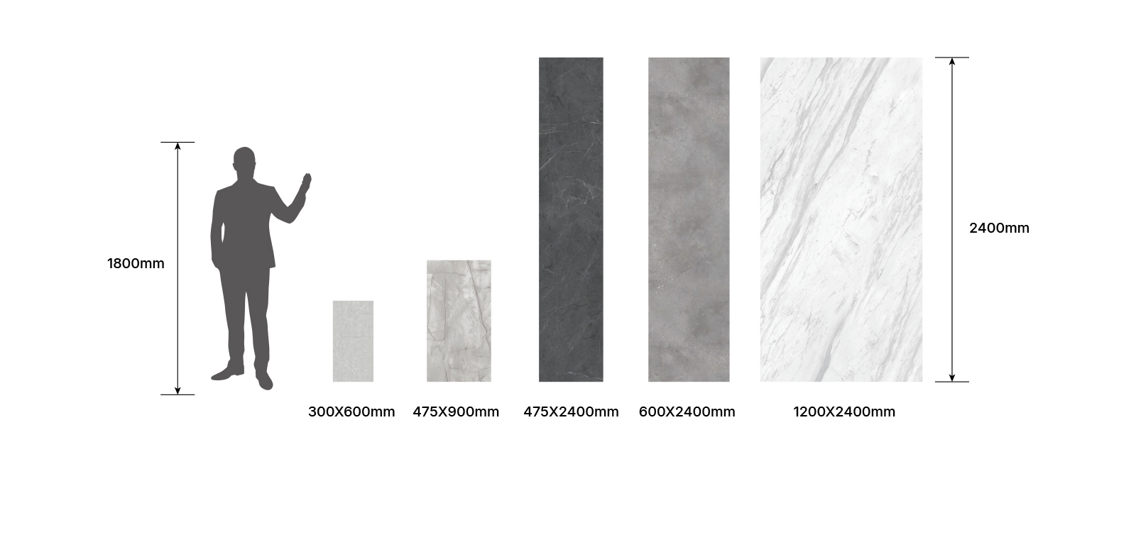 Trioflor's 100% waterproof SPC Wall Panels colors