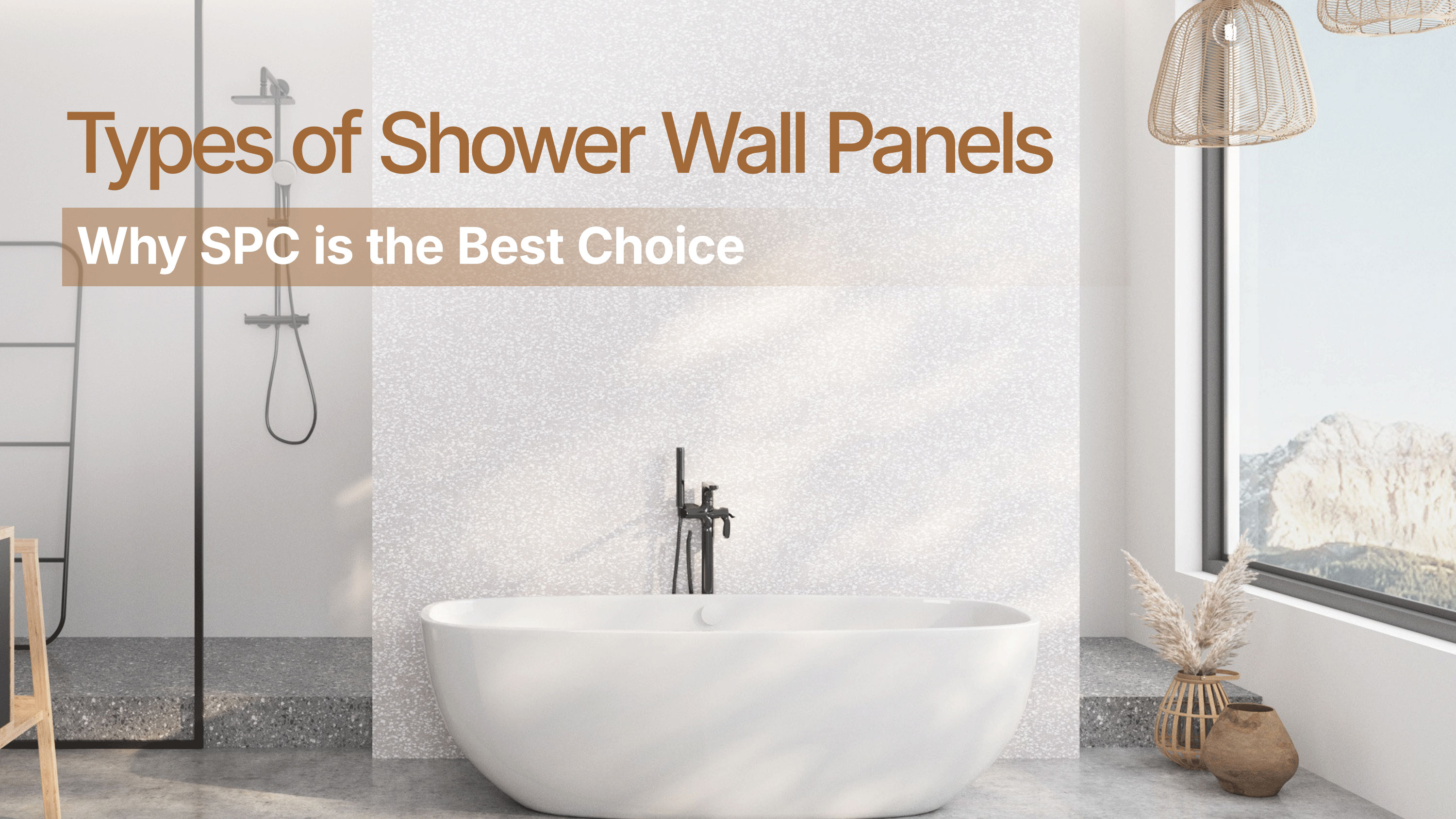 Why SPC shower wall panel Is the Ultimate Choice for Bathrooms | Trioflor