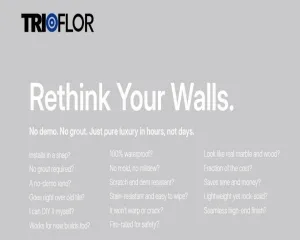 6-Hour Install Shower Wall Panel: Fit Straight Over Existing Walls for Fast Bathroom Refurbishment
